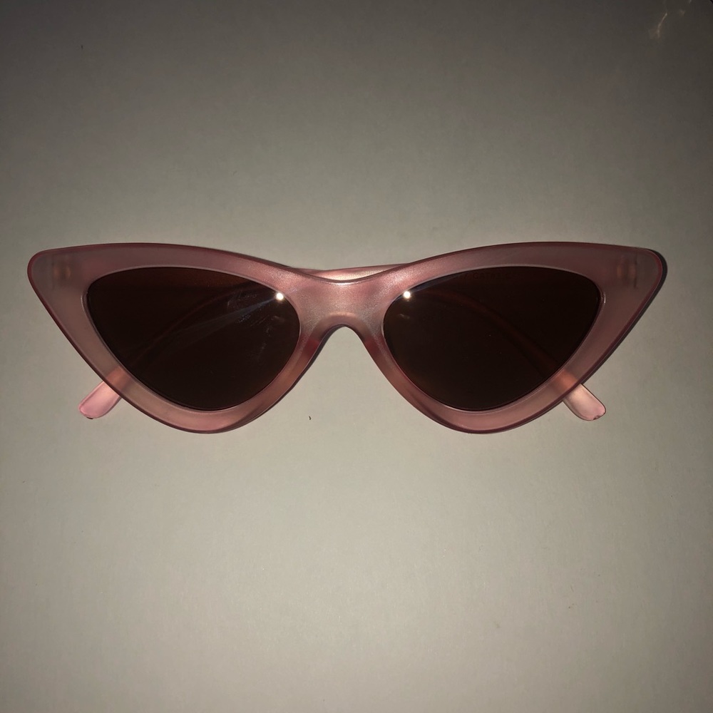 Low cut pink sunglasses